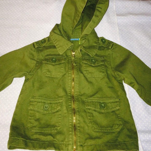 SOLD IN BUNDLE TODDLER ARMY JACKET 18m