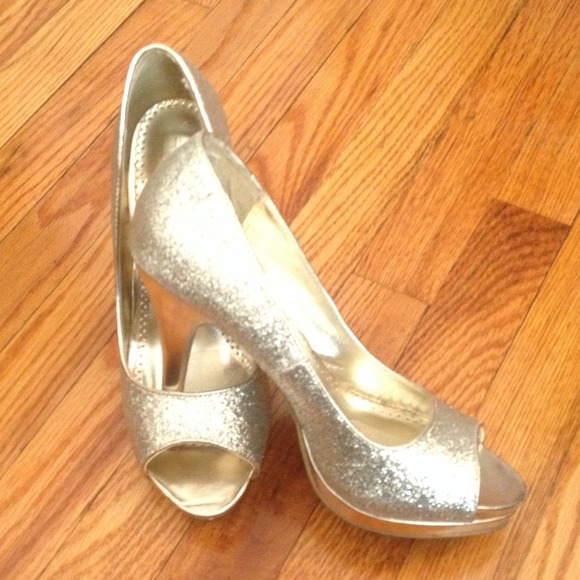 Gold Spark Rampage Heels