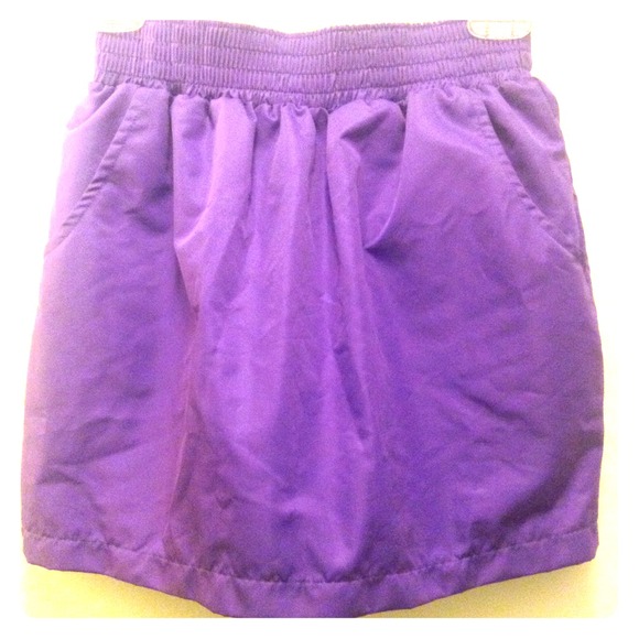 Purple Tulip Bubble Skirt Nylon American Apparel