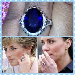 Princess Diana & Duchess Kate Ring - Sz 10