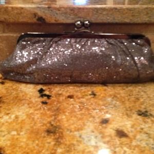 Express Sequin clutch