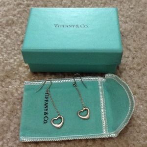 Authentic Tiffany heart earring