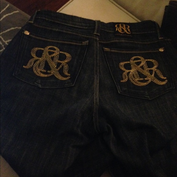 Rock & Republic gold double size 27. Like new - Picture 2 of 2