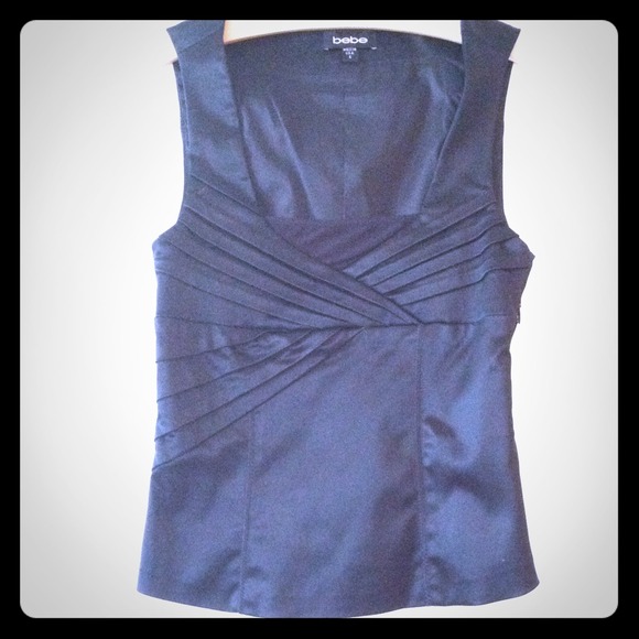 Bebe Black Corset Top