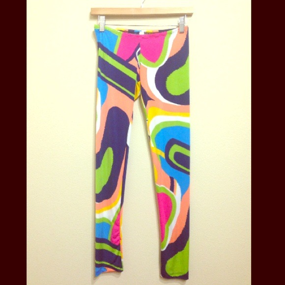 Geo print leggings