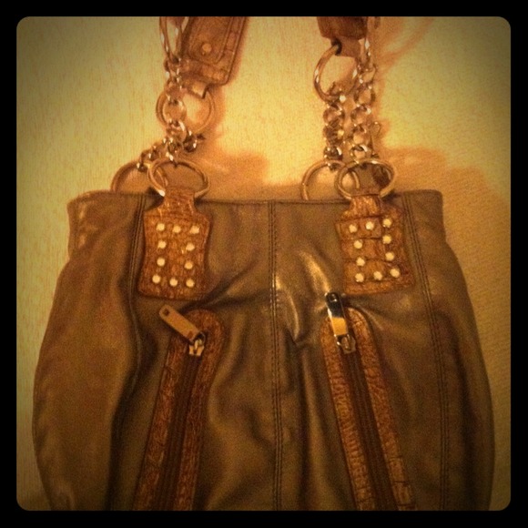 Hobo bag silver & gold