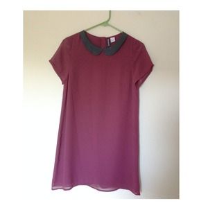 Burgundy H&M Dress
