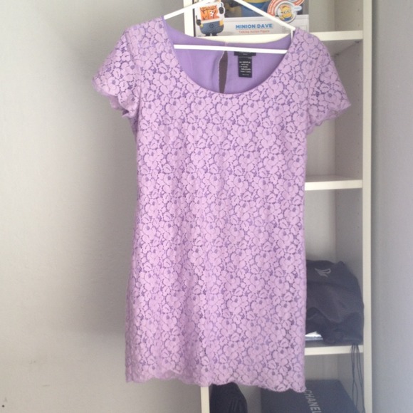 Lavender color lace dress <3 From Arizia