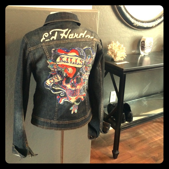 ED Hardy by Christian Aodigier jean /denim jacket