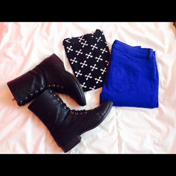 Bright Blue Pants