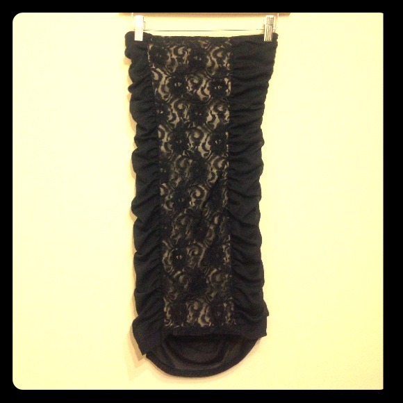 Lace tube dress