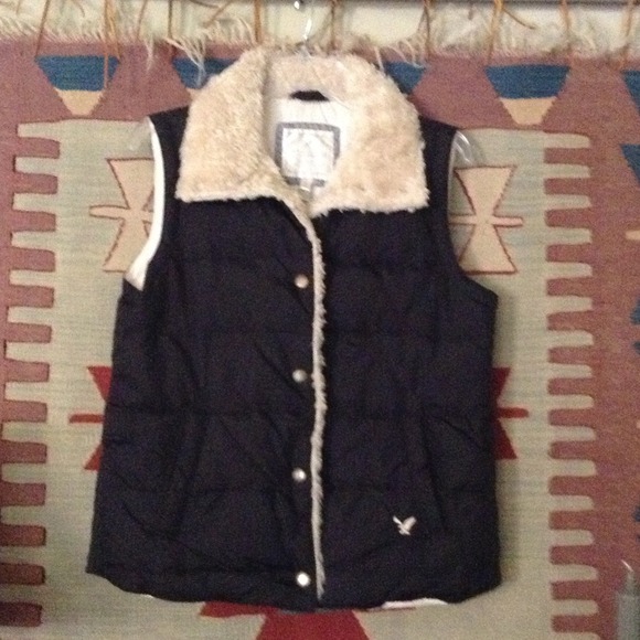 American Eagle Vest with Furry Lining 🌀⛄🌀🏂