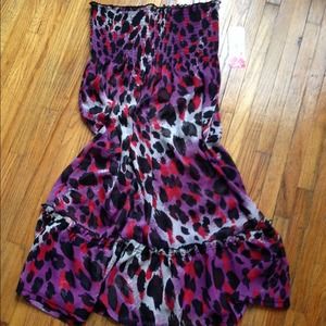 🆕 Leopard print smock cover up