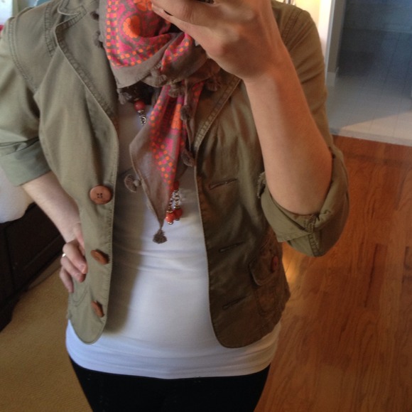 ***SOLD***- Khaki green blazer