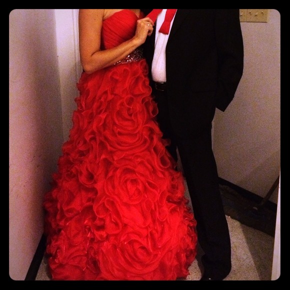 Maggie Sottero Red Ball gown