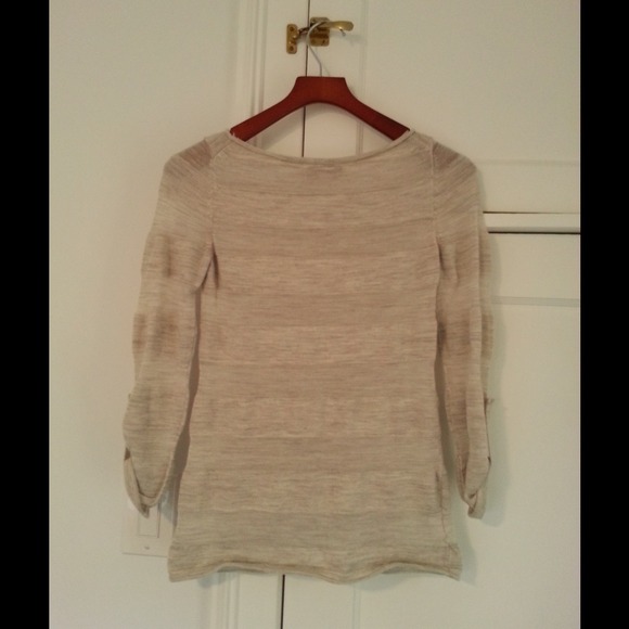 **SOLD** LOFT striped sweater - Picture 3 of 4