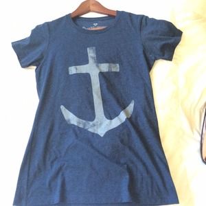 ☑️SOLD-Blue Anchor tshirt by Deadburydead