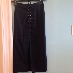 Kors black skirt with slit