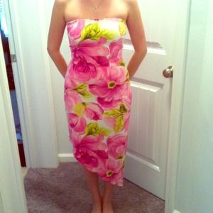 Strapless Cache dress worn once