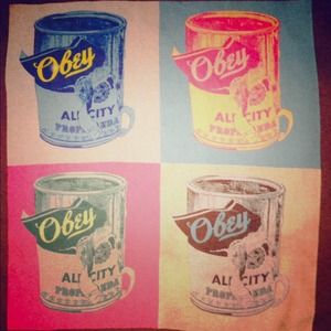 REDUCED 👯Obey Andy Warhol style t-shirt