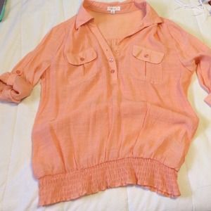 Orange blouse new condition