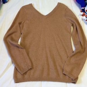 Tan sweater, worn once