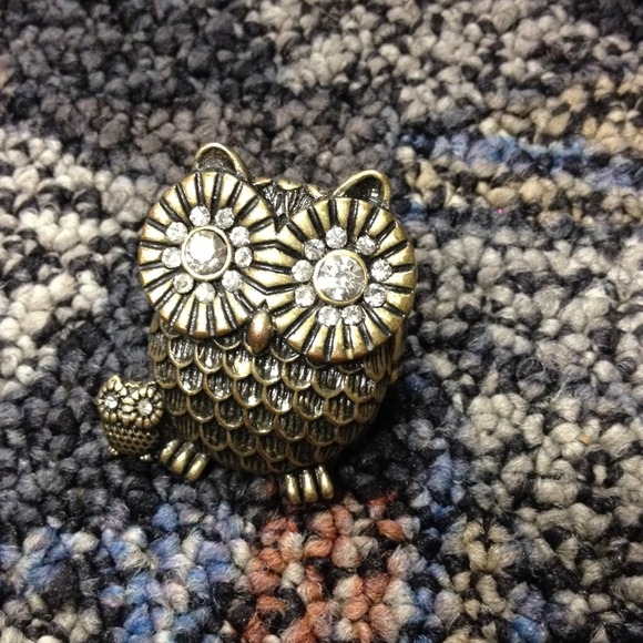 Owl ring.