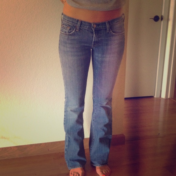 Women- light blue boot cut denim 7