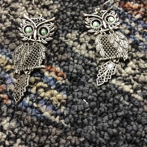 Owl earrings.