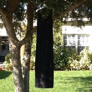 JS Boutique black evening gown. Size10.