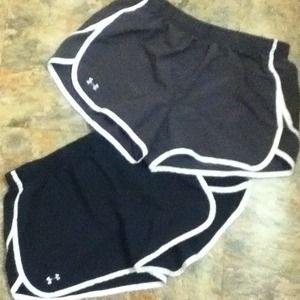 2 for one! Underarmour running shorts, size sm