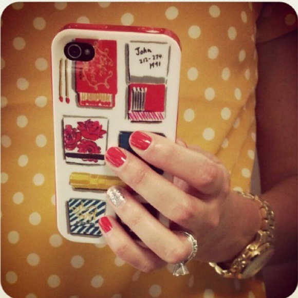 *SOLD*  Kate Spade Matchbook iPhone 4 / 4s case