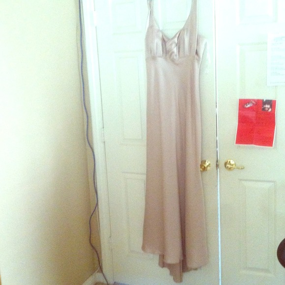 Calvin Klein gold long dress