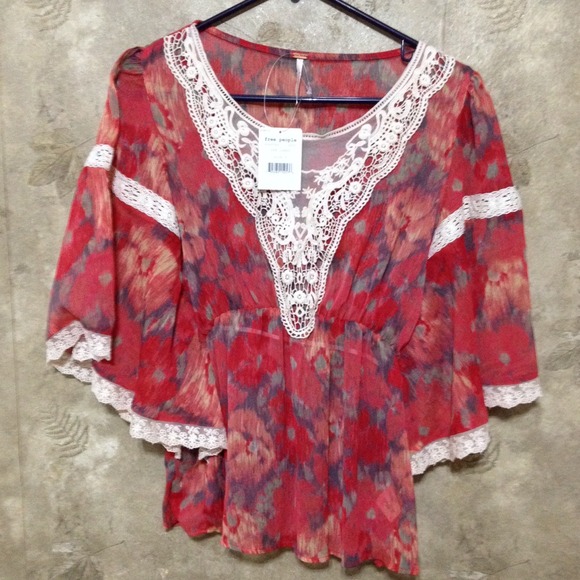 SOLD Free People Bold and flowing beautiful sheer