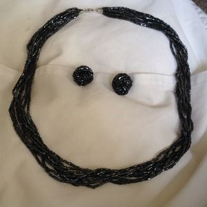 Vintage Necklace with matching earrings