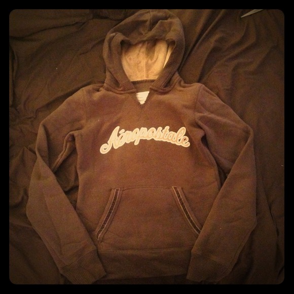 🚫SOLD🚫Great deep brown Aeropostale hoodie sm