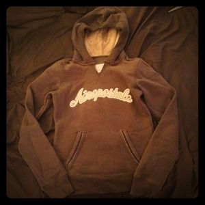 🚫SOLD🚫Great deep brown Aeropostale hoodie sm