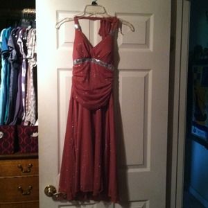 Pink sparkle dress by speechless