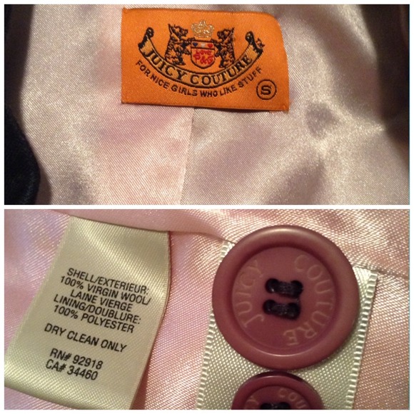 βSOLDβπ₯FLASH SALEπ₯Juicy Couture Wool blazer - Picture 4 of 4