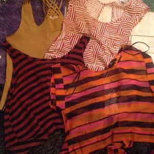 Cute light blouse lot bundle size medium ish