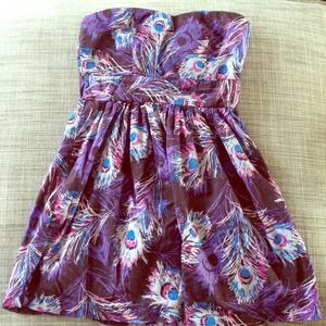 ❌SOLD❌ Peacock purple dress
