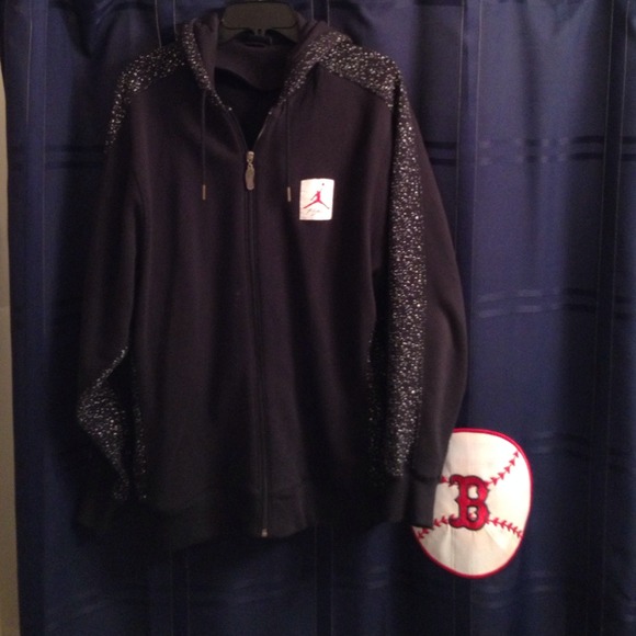 MENS JORDAN Full zipper hooded sweatshirt