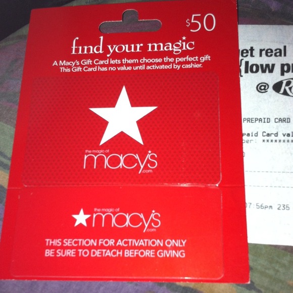 🚫SOLD🚫 Macys Gift Card