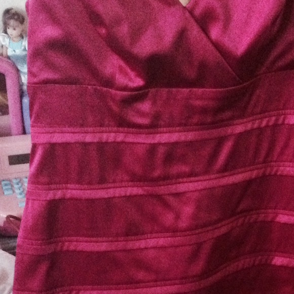 Beautiful Burgundy Dress - Picture 3 of 3