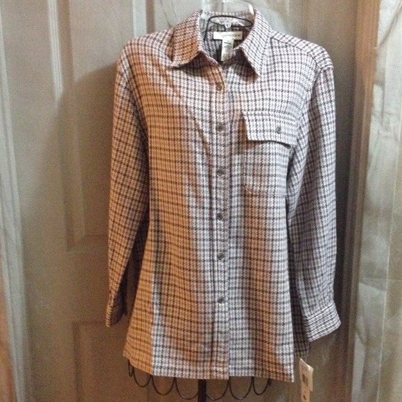 NEW purple💜plaid casual jacket SAVE $47 off list$