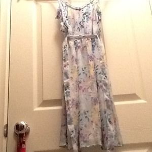 PERFECT EASTER DRESS, TURQUOISE AND RUFFLES