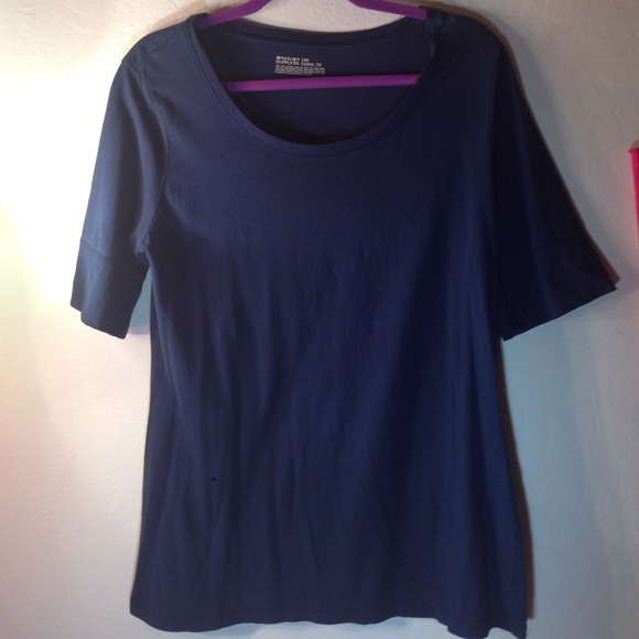 Navy top with half sleeves xxl