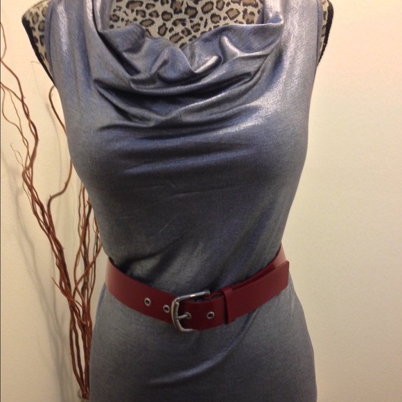 ❌HOLD❌Silver metallic top