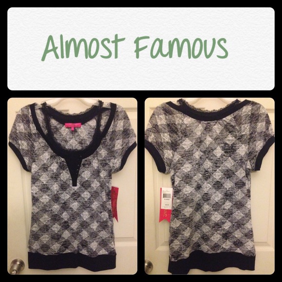 Almost Famous Tops - 🚫SOLD IN BUNDLE🚫NWT Almost Famous Shirt