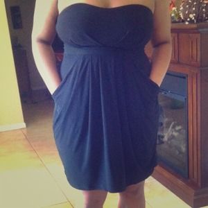 Cute tube too dress with pockets
